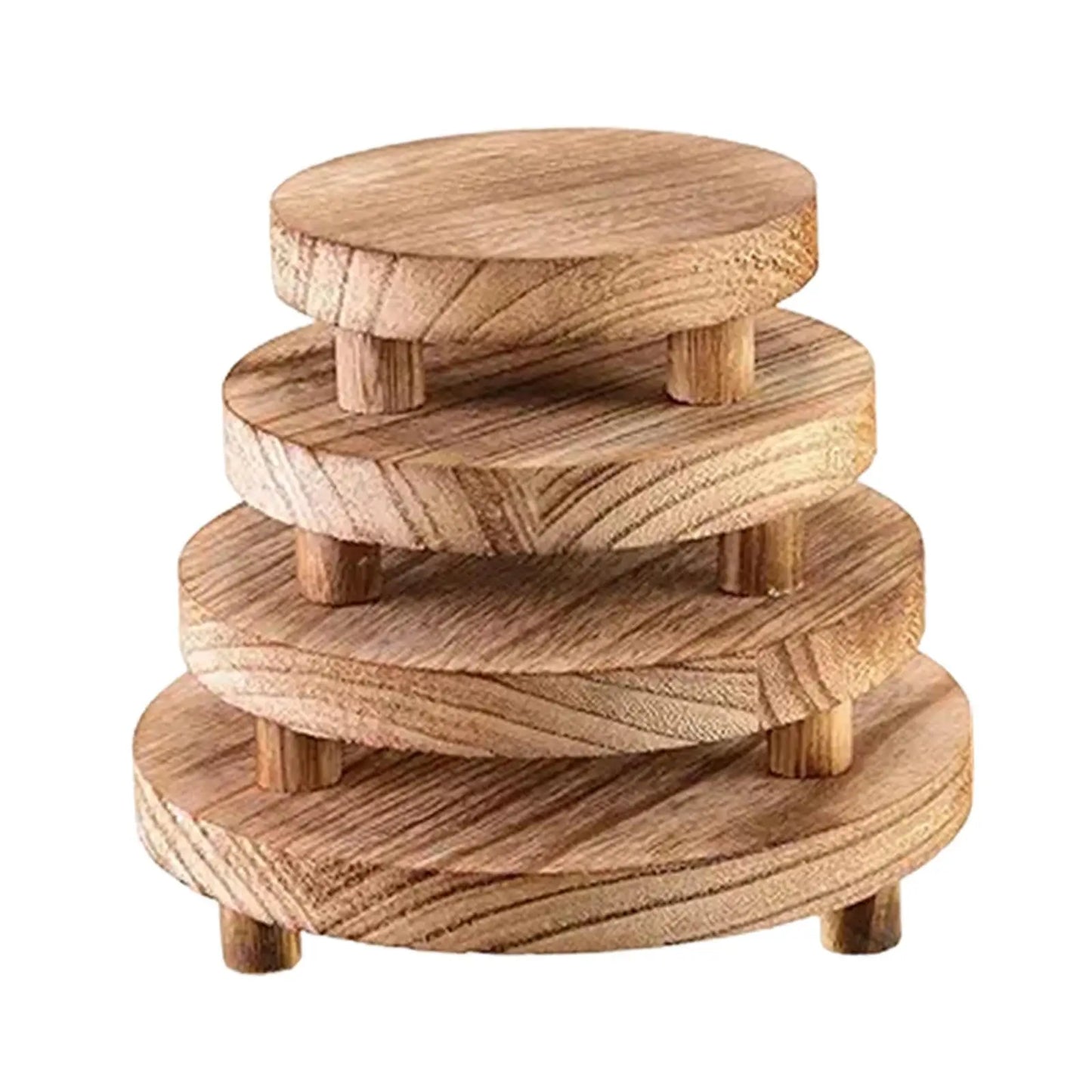 Elevora - Round Rustic Vanity Display Riser
