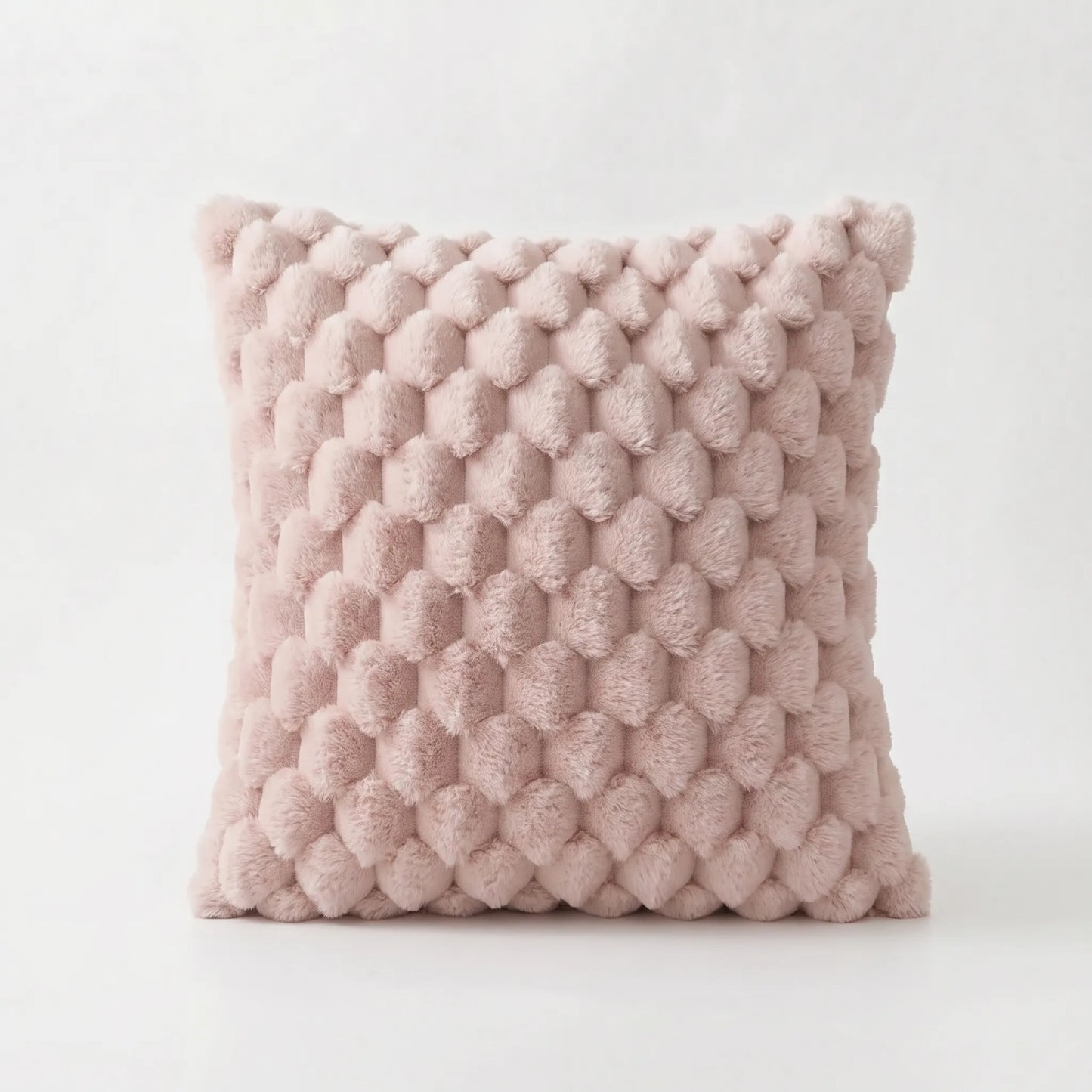 GridPlush - 3D Textured Square Cushion Cover