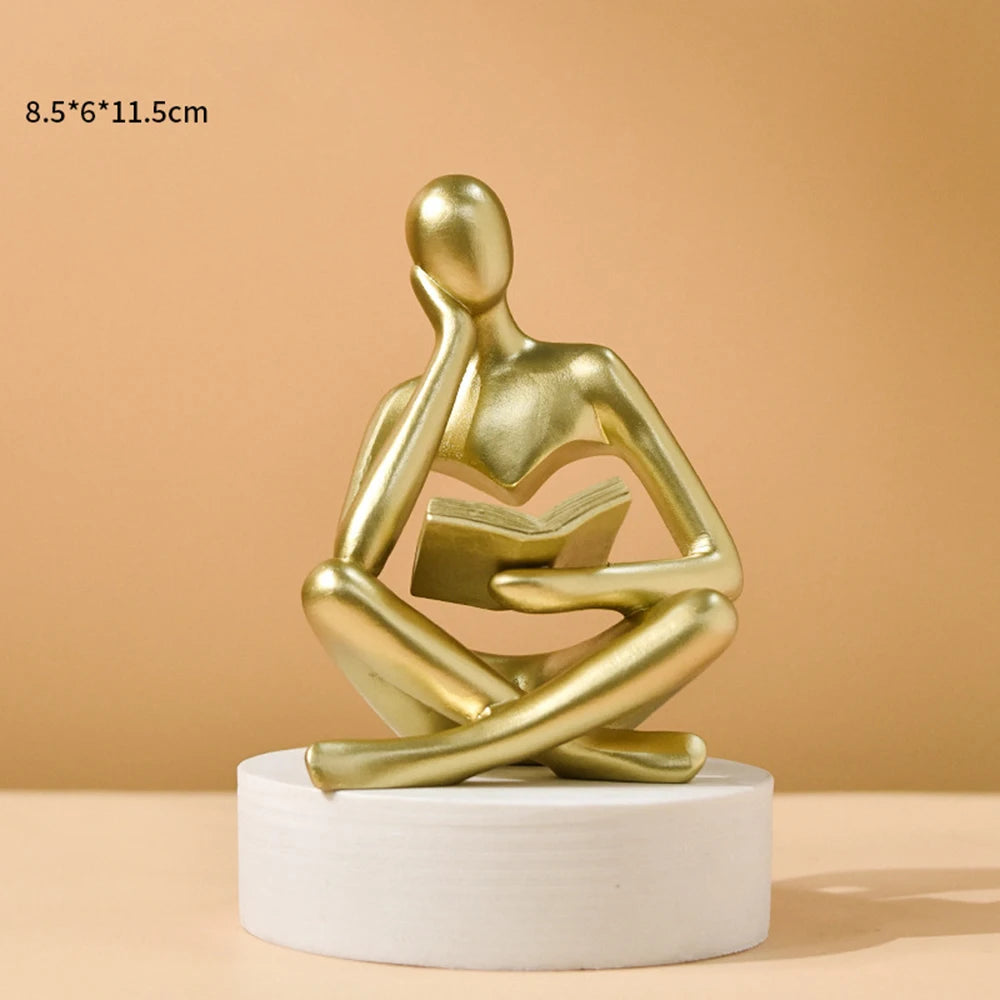 Pondera - Abstract Modern Thinking Figurine
