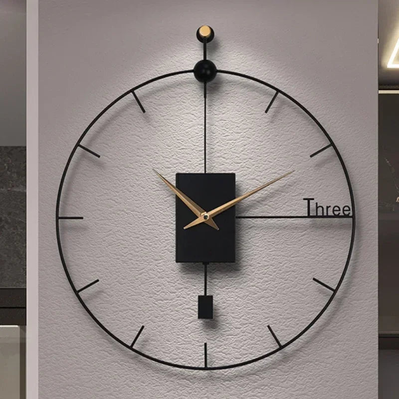 Vellora - Large Minimalist Wall Clock