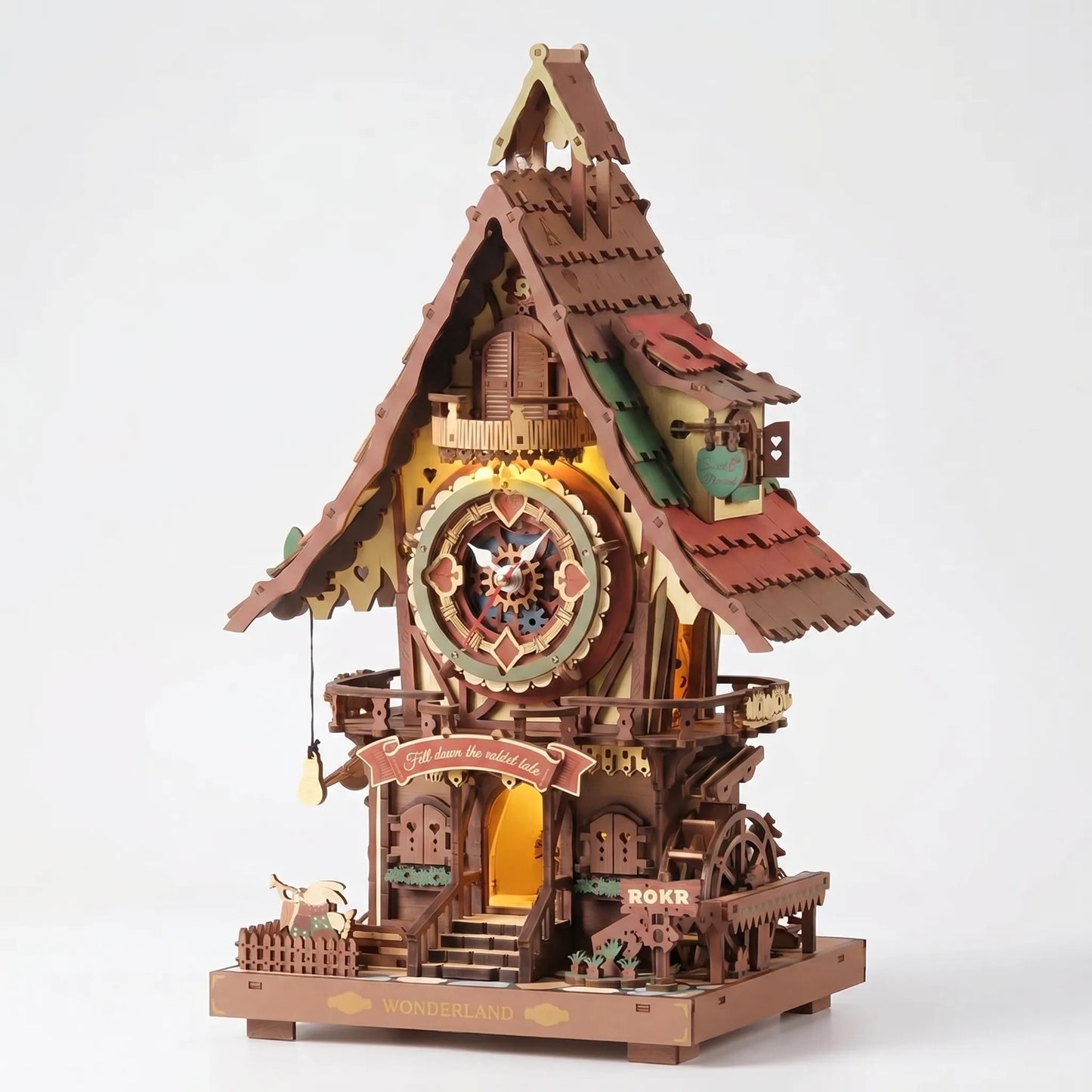 Wundertick - 3D mechanical Wooden Cuckoo Clock Kit