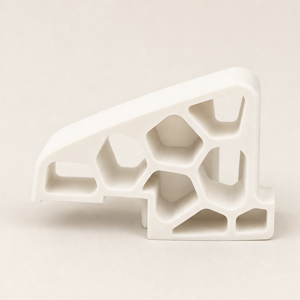 Sliding Door Track Stopper White