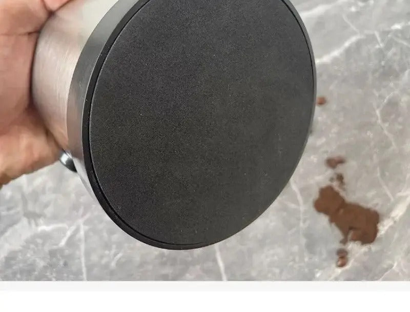 The non-slip rubber base of the Baristo knock box