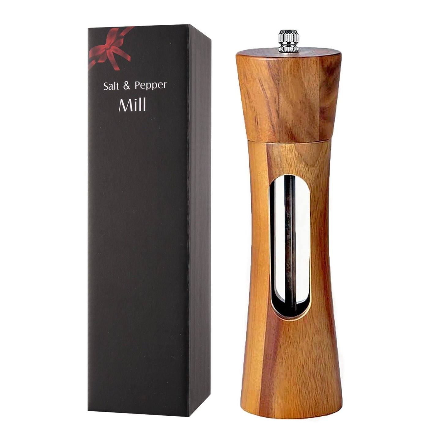 Saltora single acacia mill with its gift box