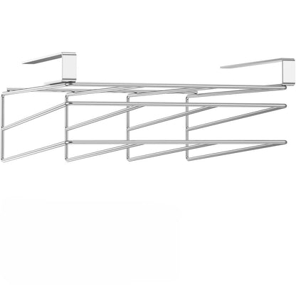 Nesvik stainless steel under-cabinet cutting board rack on a plain background