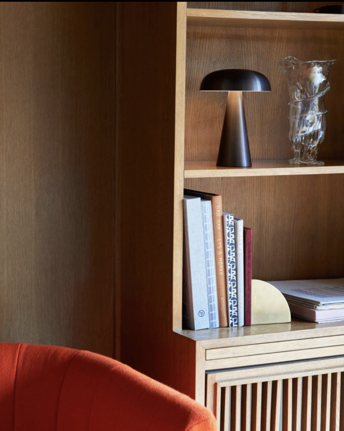 Lumvara - Sculptural Dome Shade Table Lamp