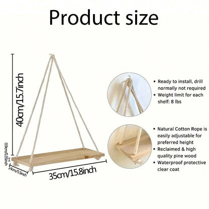 AeroShelf - Modern Floating Wall Hanging Shelf