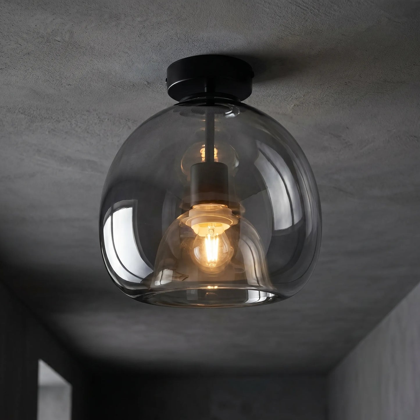 Aetheria - Tinted Bowl Lighting Fixture