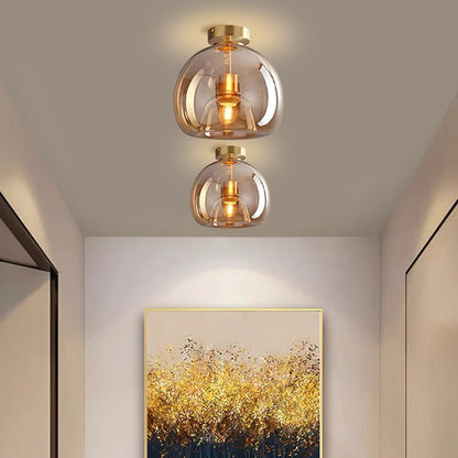 Aetheria - Tinted Bowl Lighting Fixture