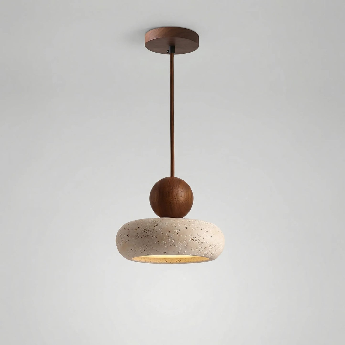 Agathorn - Vintage Style Stone Pendant Light