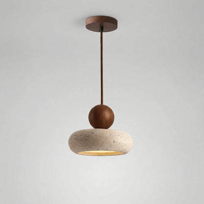 Agathorn - Vintage Style Stone Pendant Light