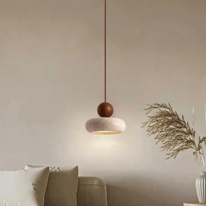 Agathorn - Vintage Style Stone Pendant Light