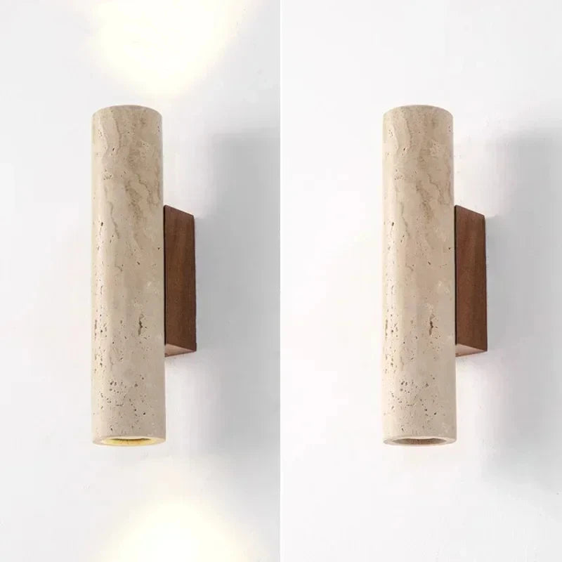 Altura - Japandi Wabi-Sabi Wall Cylindrical Sconce light