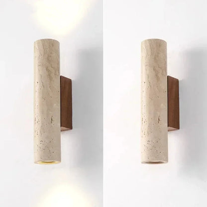Altura - Japandi Wabi-Sabi Wall Cylindrical Sconce light