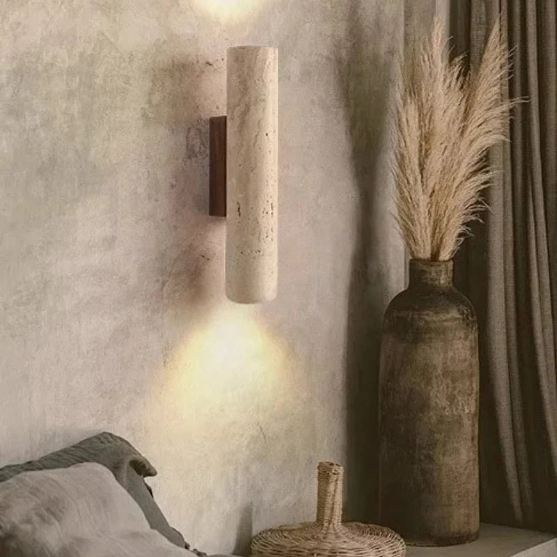 Altura - Japandi Wabi-Sabi Wall Cylindrical Sconce light