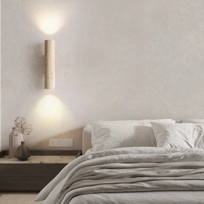 Altura - Japandi Wabi-Sabi Wall Cylindrical Sconce light