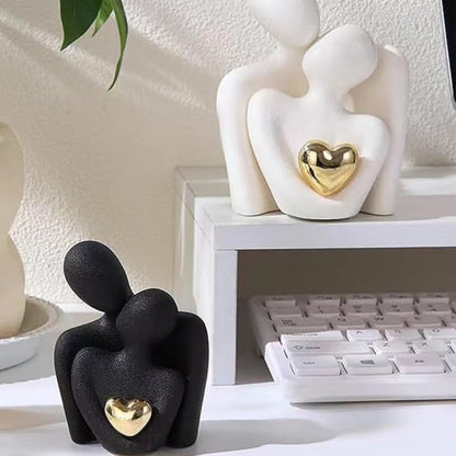 Amoura - Modern Abstract Minimalist Couple Figurine