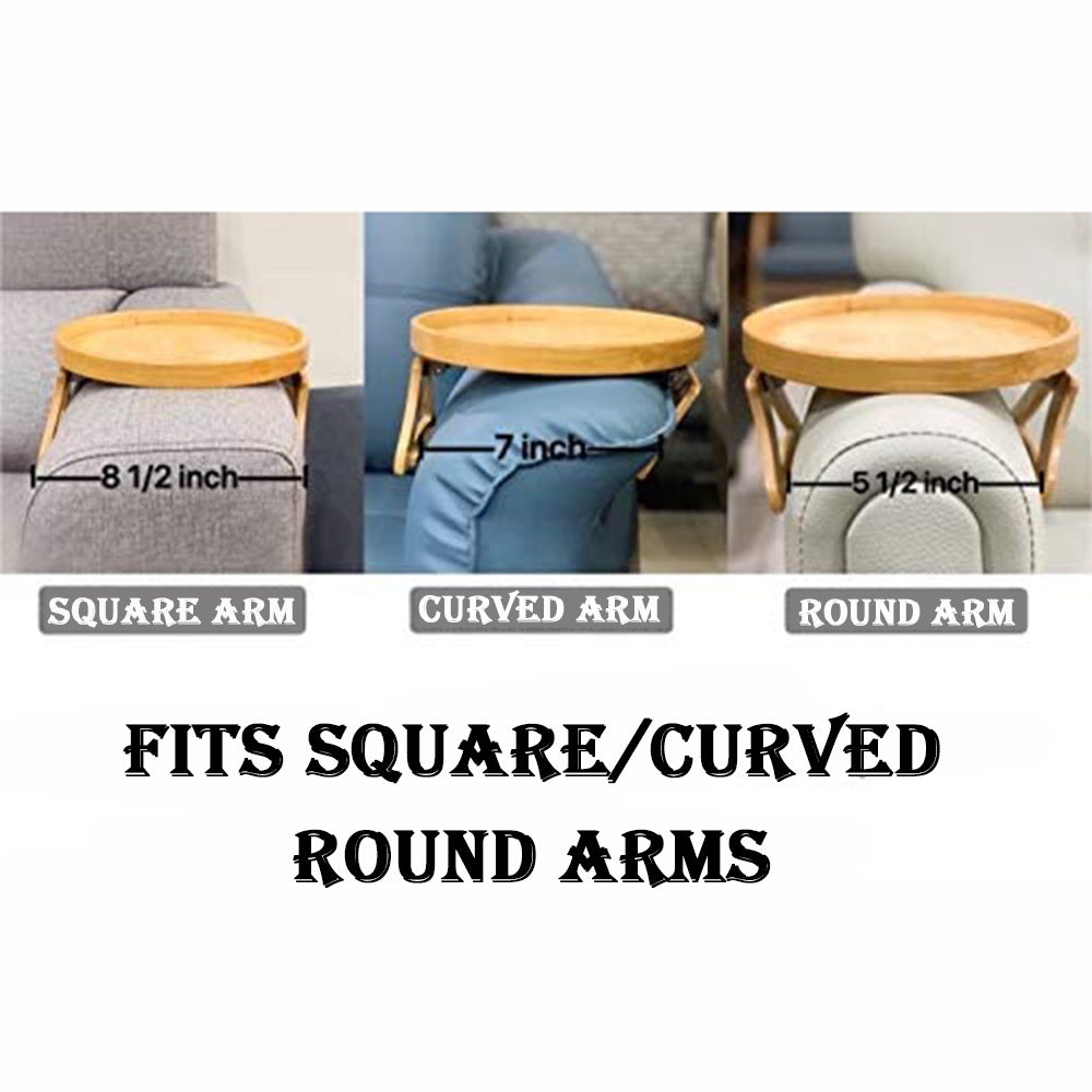 Armigo - Round Clip-On Armrest Tray