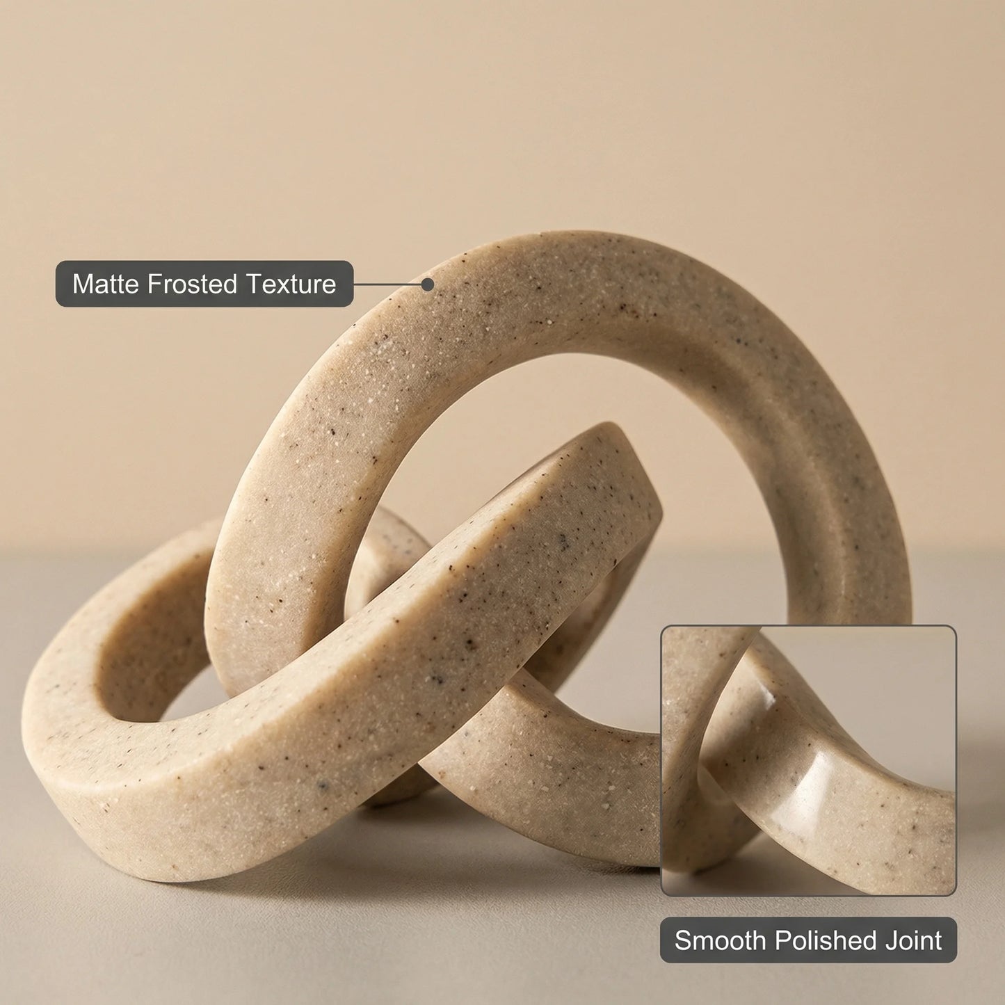 Artino - Nordic Abstract Interlocking Knot Sculpture