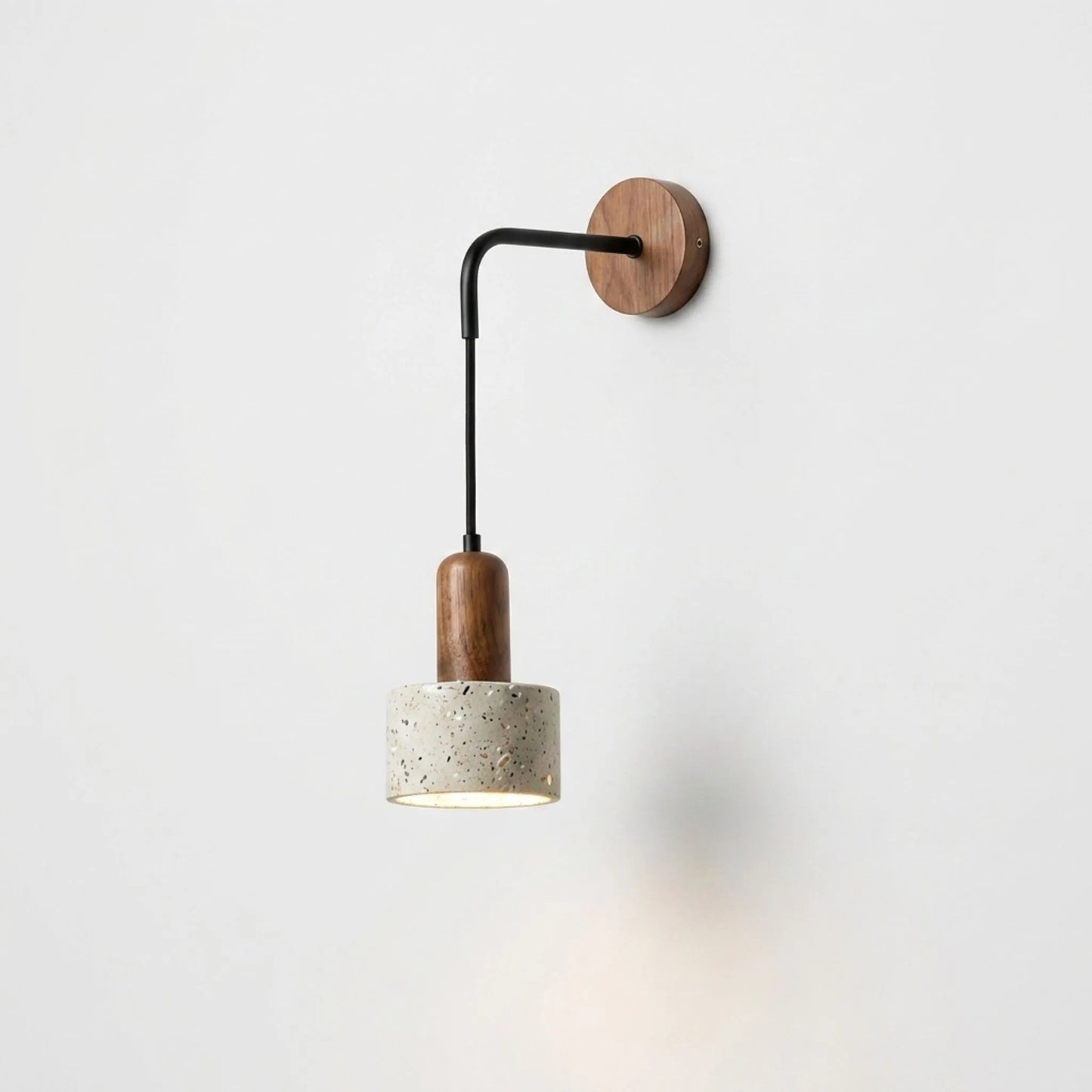 Arvella - Wabi-Sabi Wooden Travertine Wall Lamp