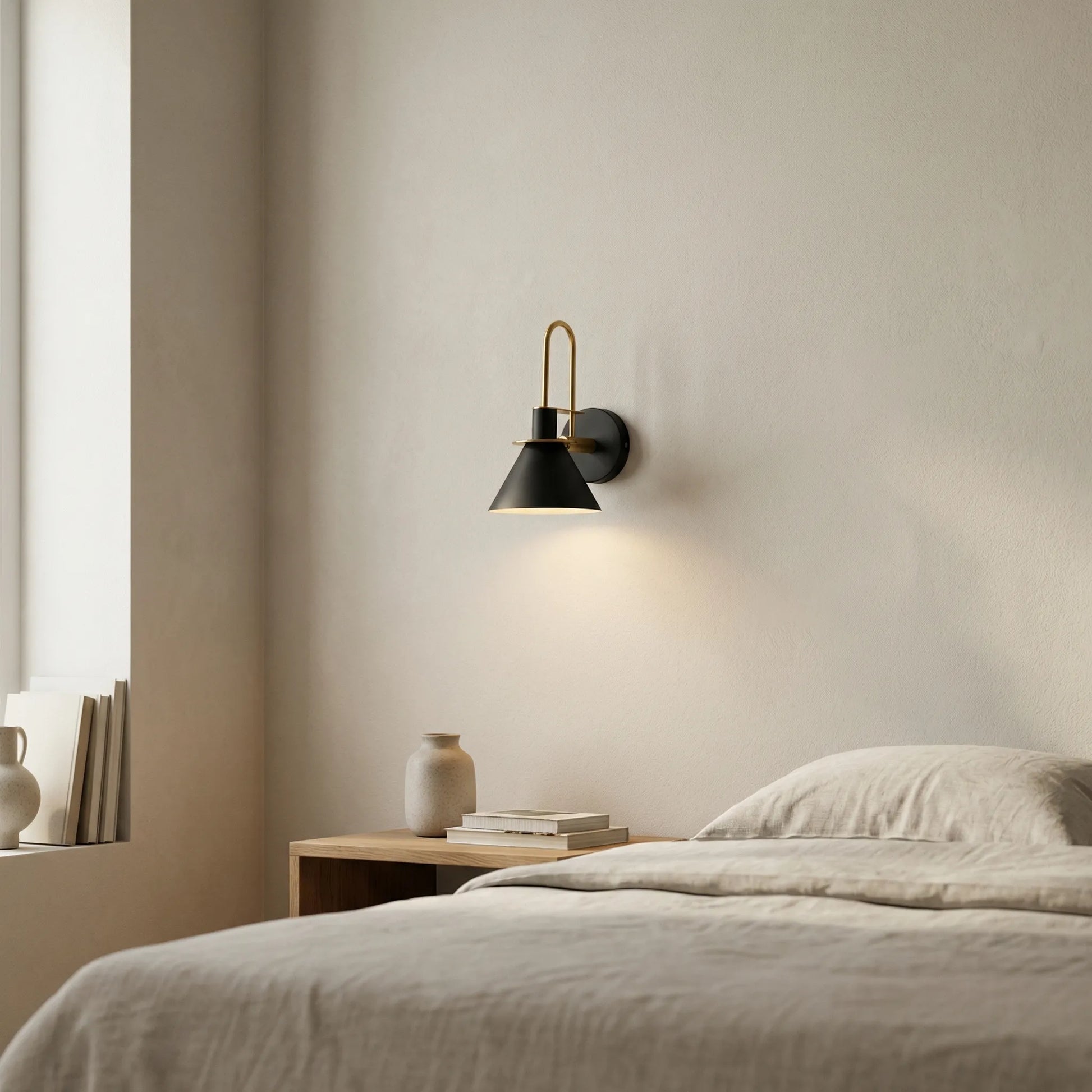 Bracklyn - Conical Shade Wall-Mounted Sconce