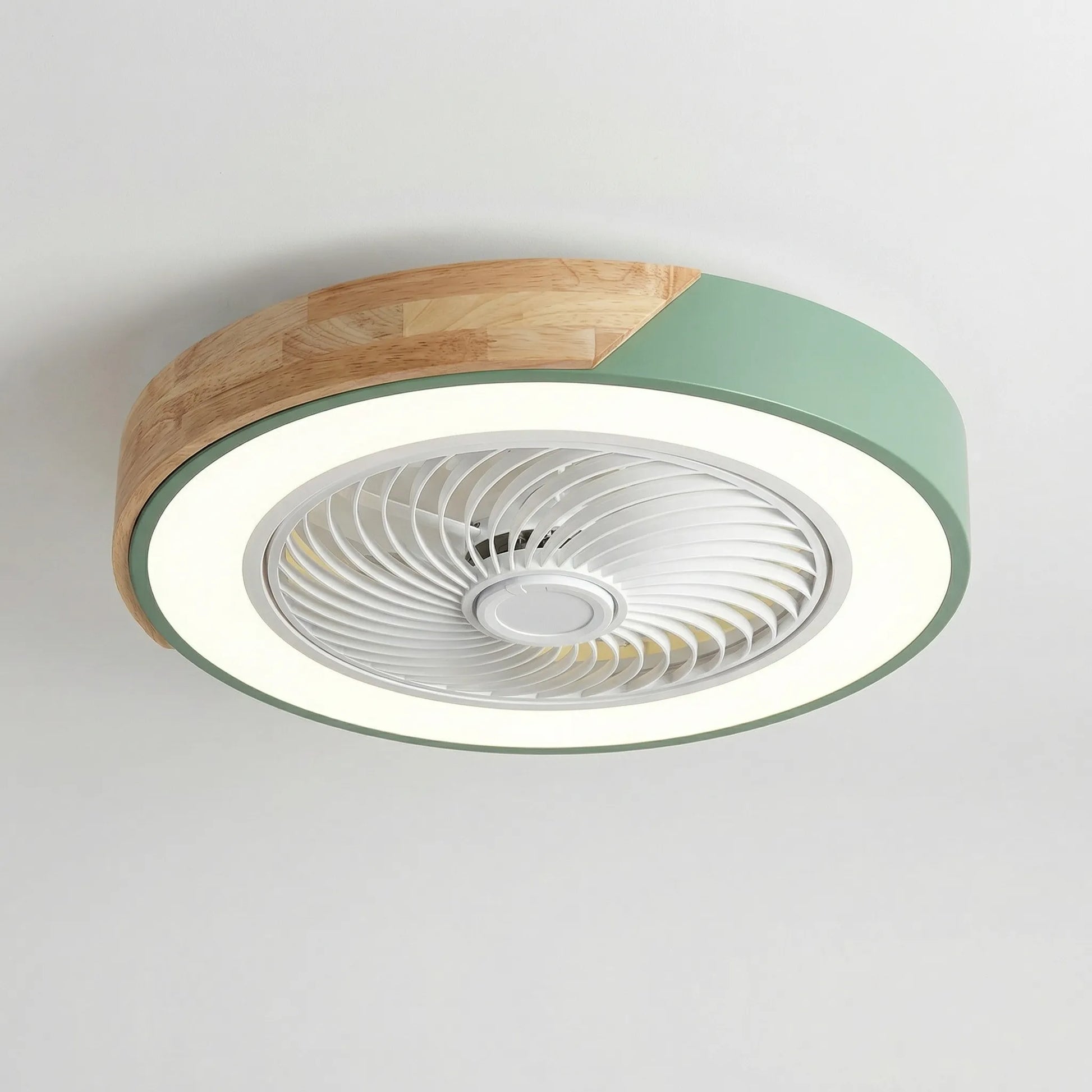 Breezon - Flush-Mount Ceiling Fan With Integrated Light