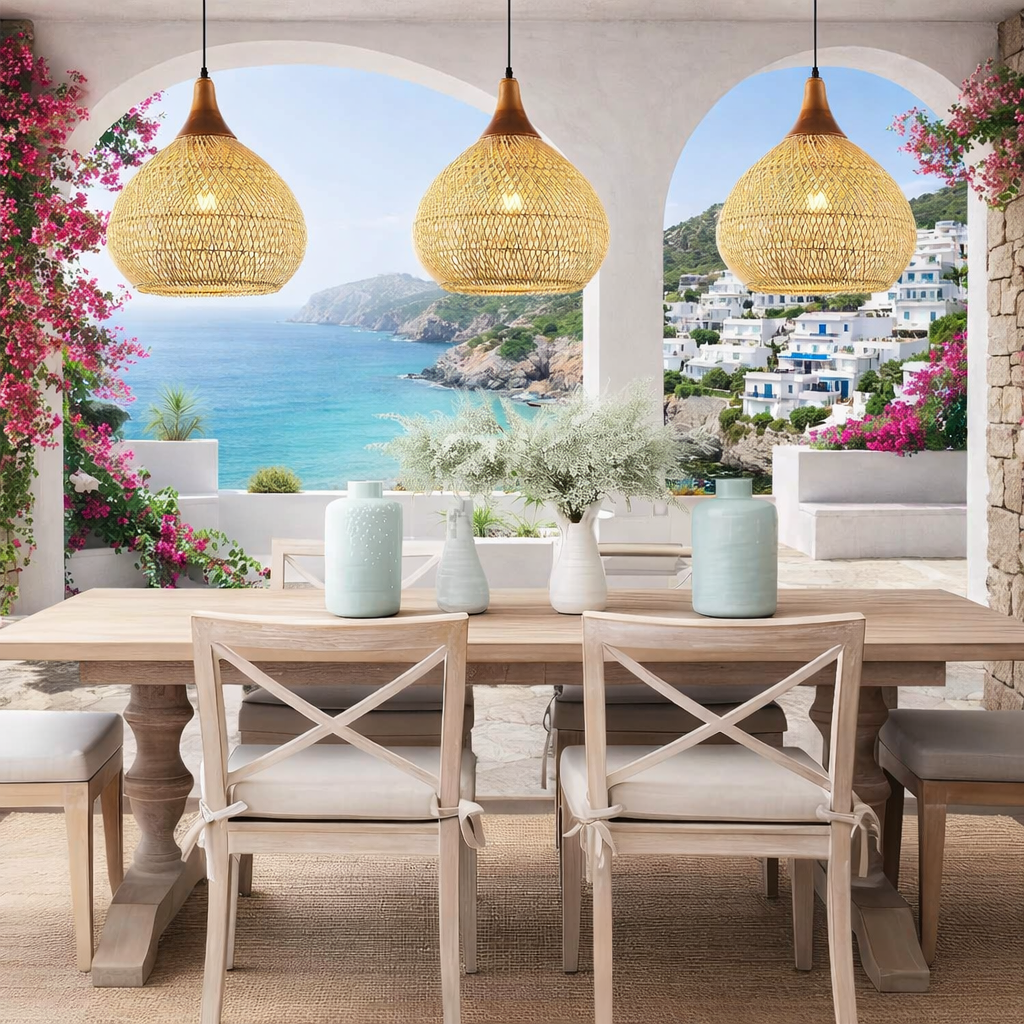 Rattova - Handwoven Rattan Pendant Lighting