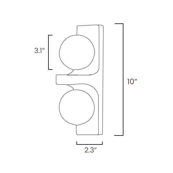 Cradel - Mid-Century Style Wall Sconce
