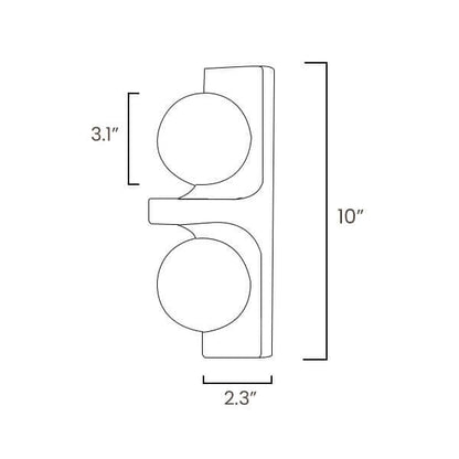 Cradel - Mid-Century Style Wall Sconce
