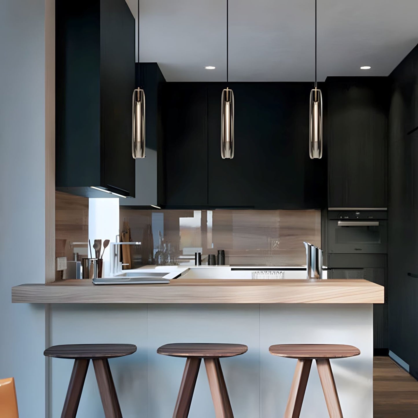Crystalyn - Post-Modern Crystal Pendant Ceiling Light