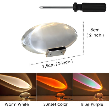Crystara - Compact Crystal LED Table Lamp