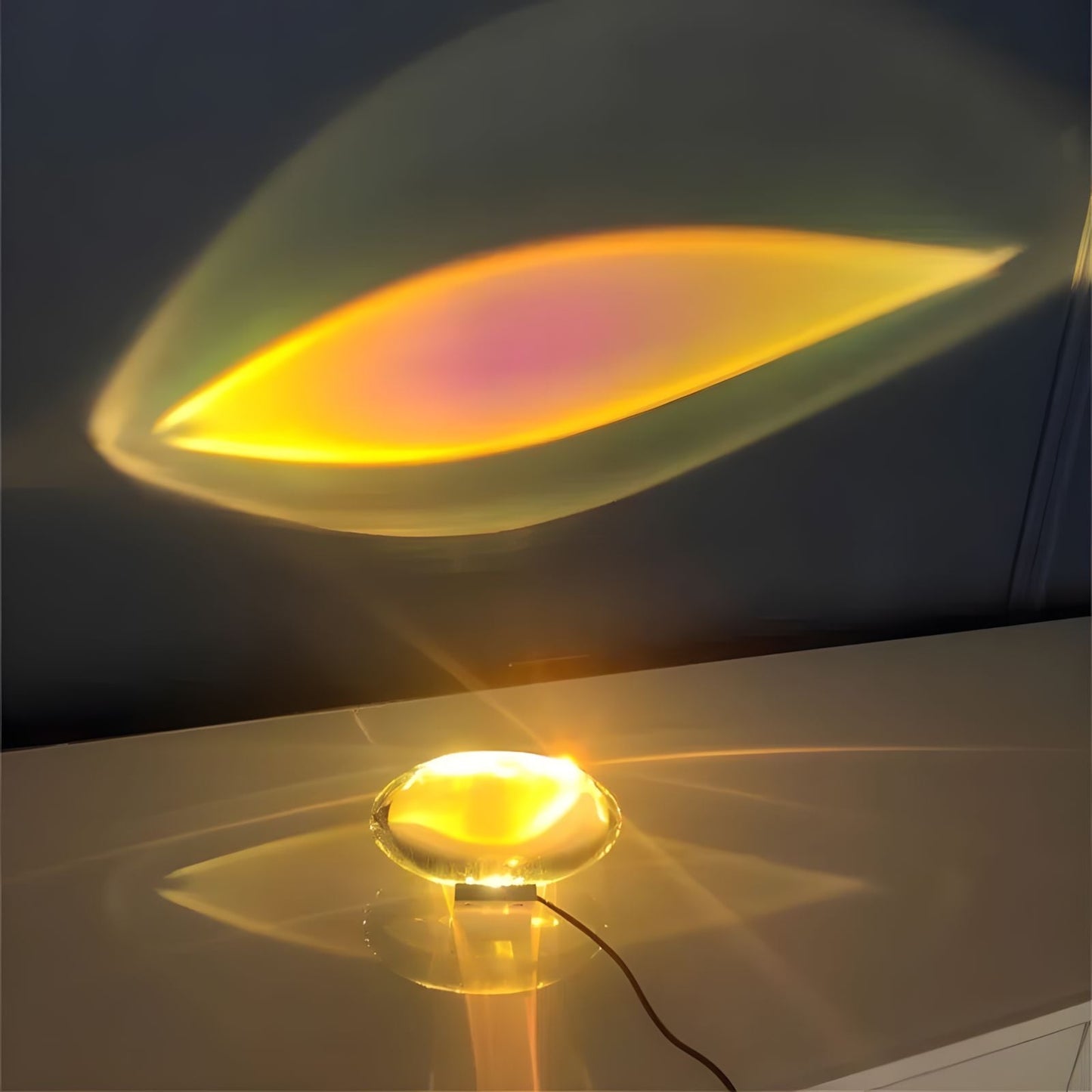 Crystara - Compact Crystal LED Table Lamp