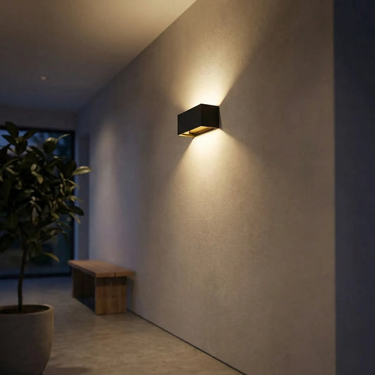 Cubraux - Cube-Shaped Up-Down LED Wall Light