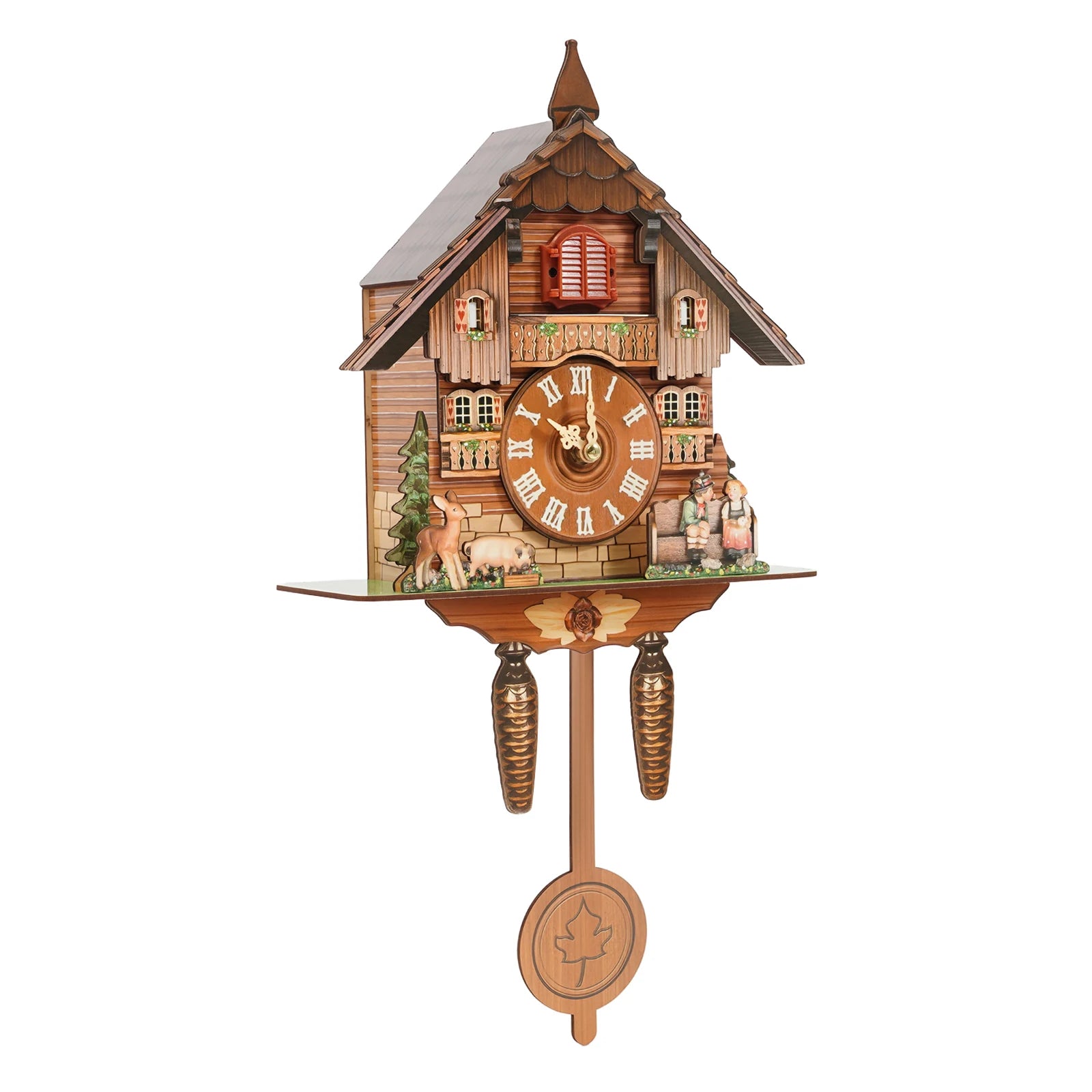 Cuckovik - Vintage Cuckoo Wall Clock With Bird Chime
