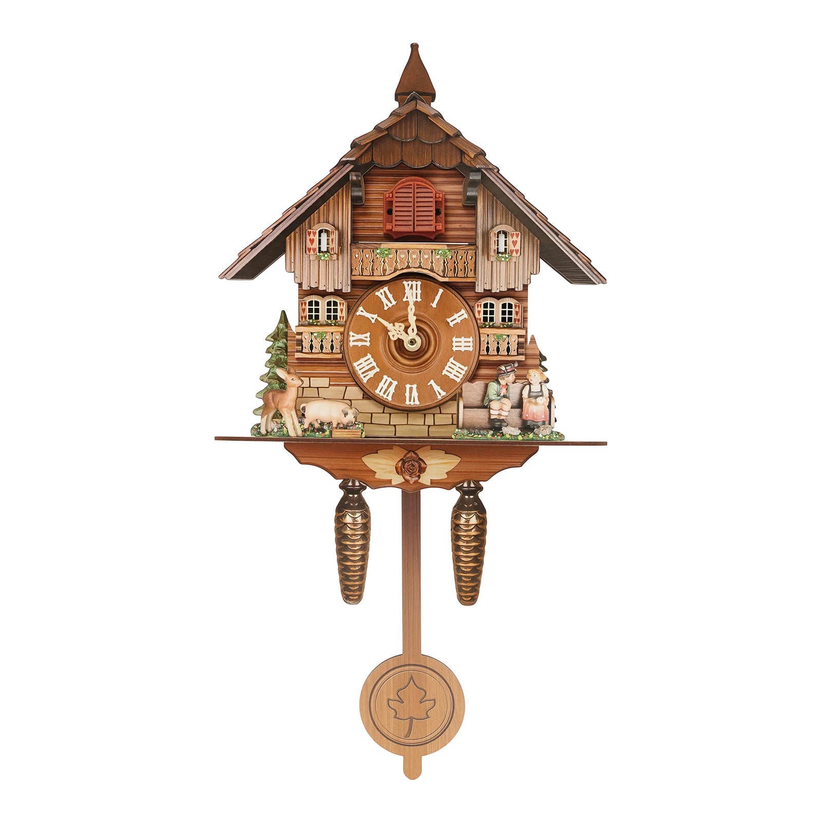 Cuckovik - Vintage Cuckoo Wall Clock With Bird Chime