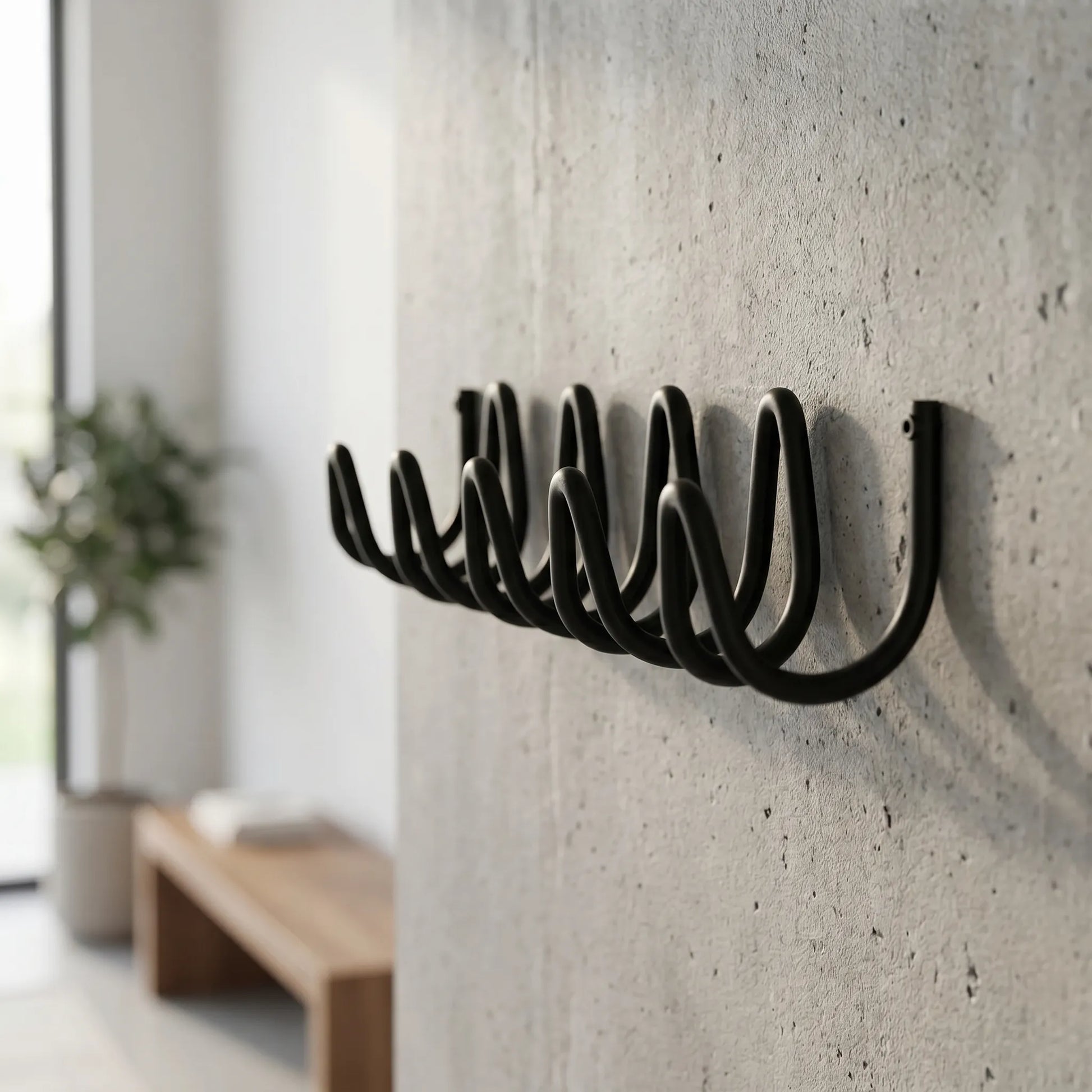 Curvora - Wall Mounted Coat Rack