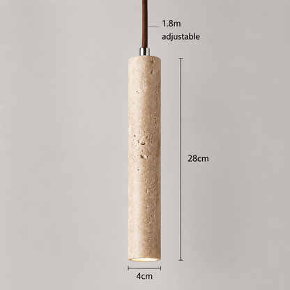 Cylindra - Minimalist Wabi Sabi Hanging Lamp