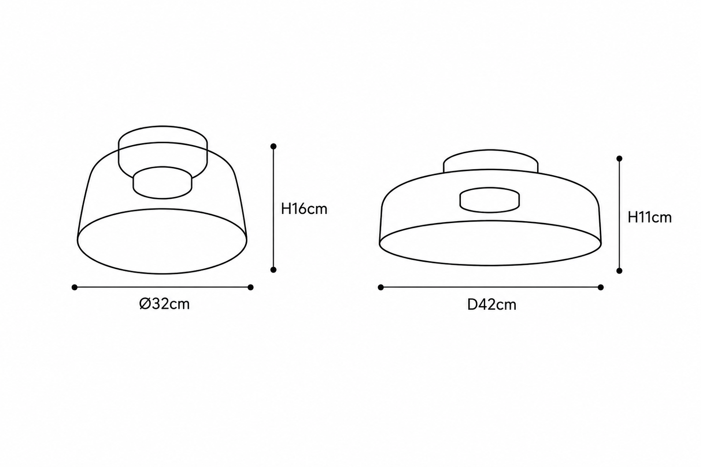 Cielova - Flush Mount Ceiling Fixture