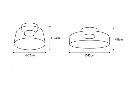 Cielova - Flush Mount Ceiling Fixture