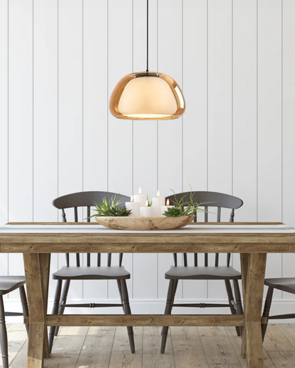 Dombrix - Dome-Shaped Glass Pendant Lamp
