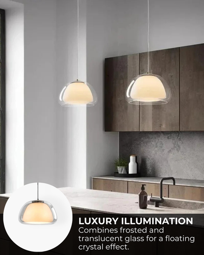 Dombrix - Dome-Shaped Glass Pendant Lamp