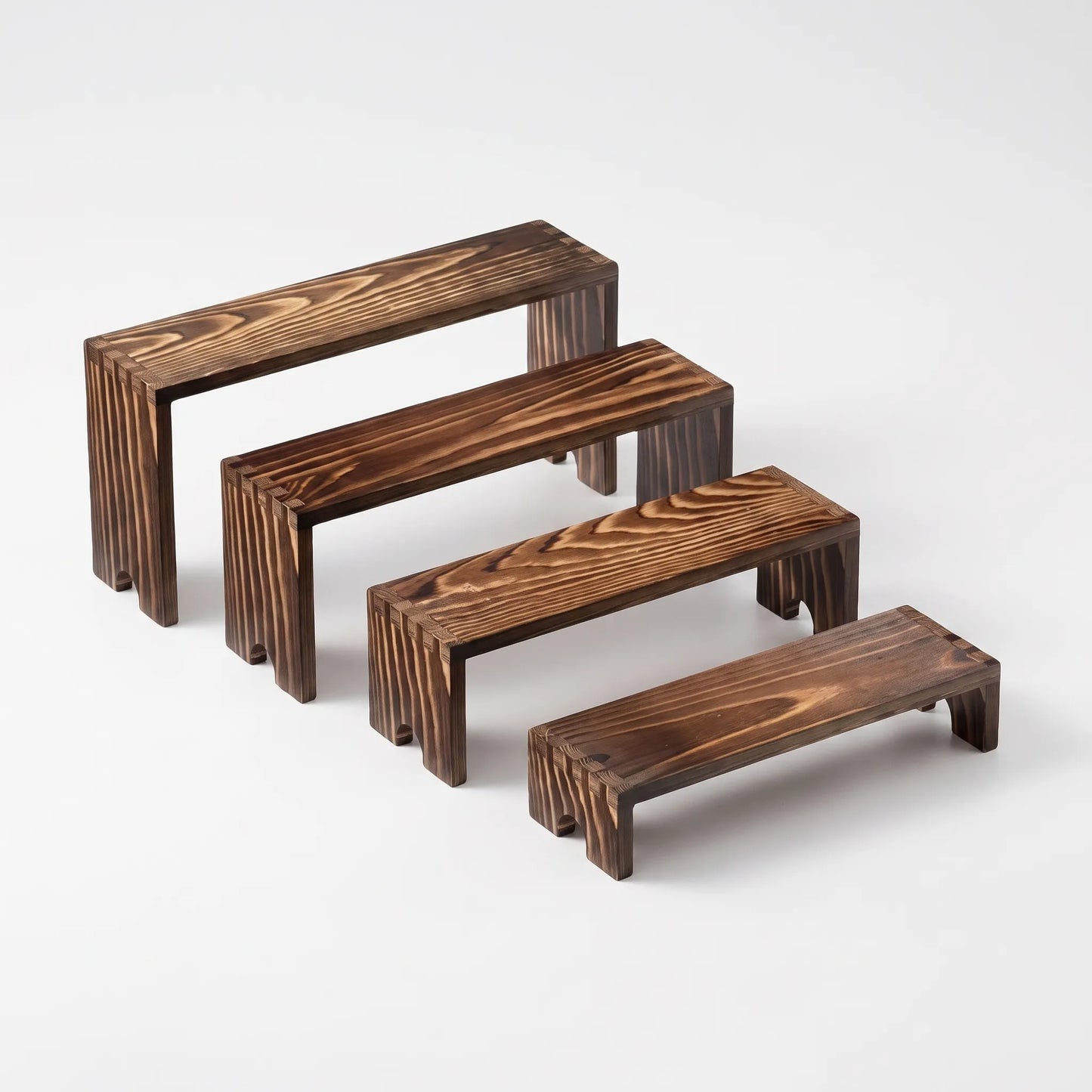 Elevara - Rustic Tiered Table Display Stand