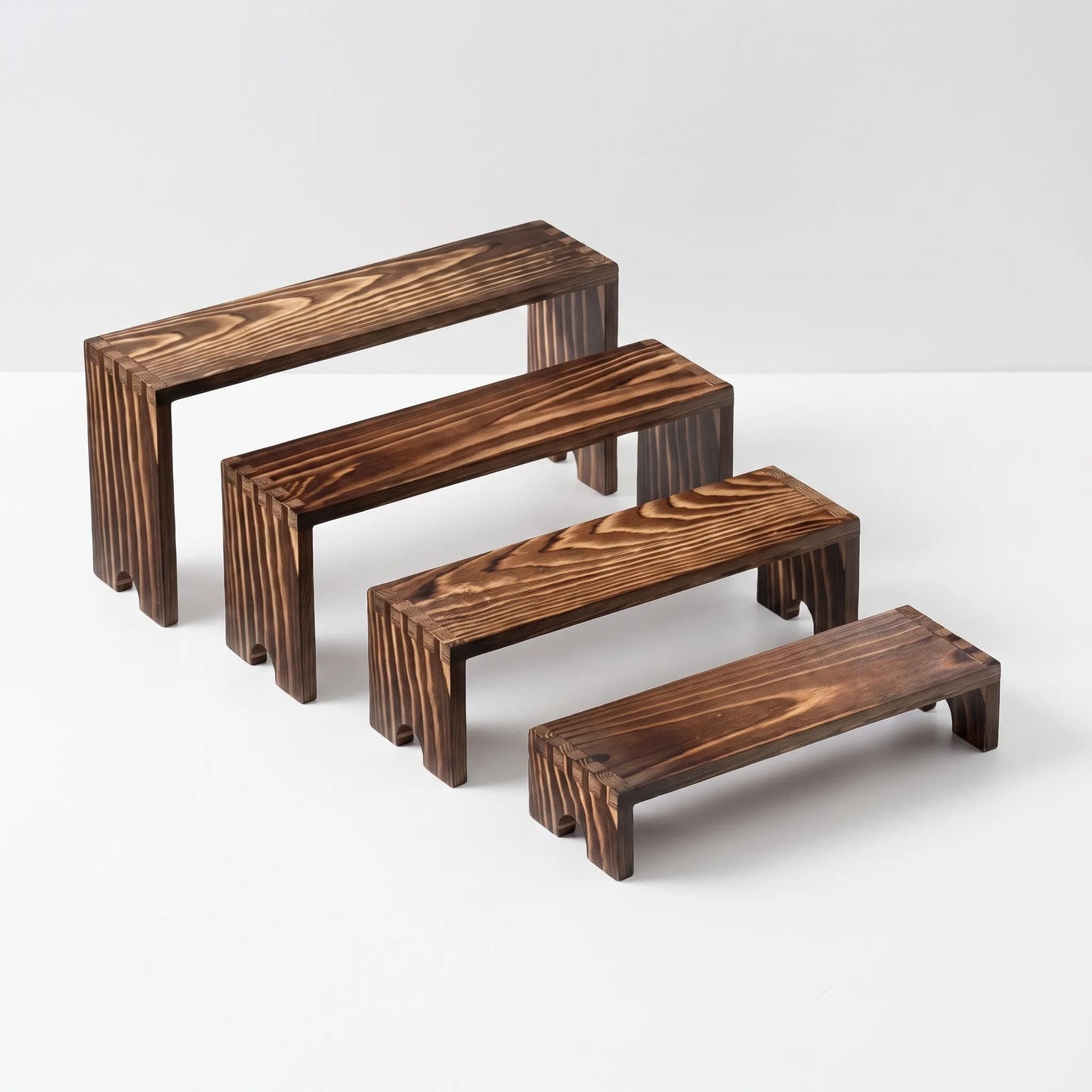 Elevara - Rustic Tiered Table Display Stand