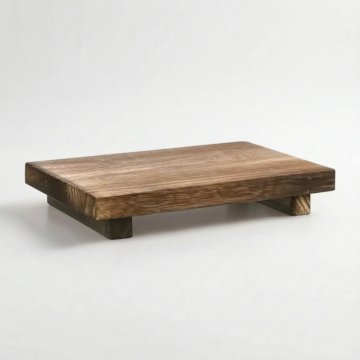 Elevati - Rectangular Rustic Pedestal Tray