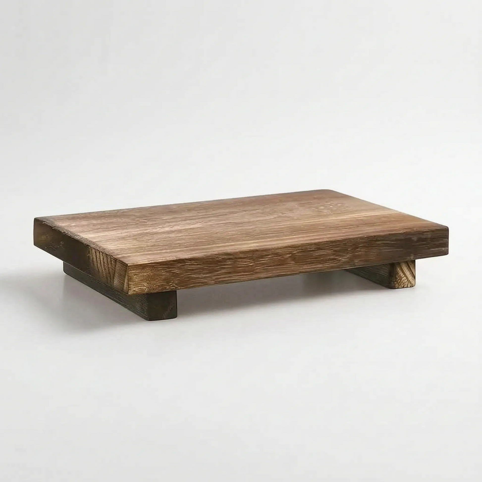 Elevati - Rectangular Rustic Pedestal Tray