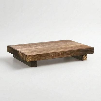 Elevati - Rectangular Rustic Pedestal Tray