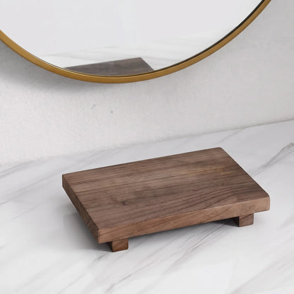 Elevati - Rectangular Rustic Pedestal Tray