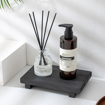 Elevati - Rectangular Rustic Pedestal Tray