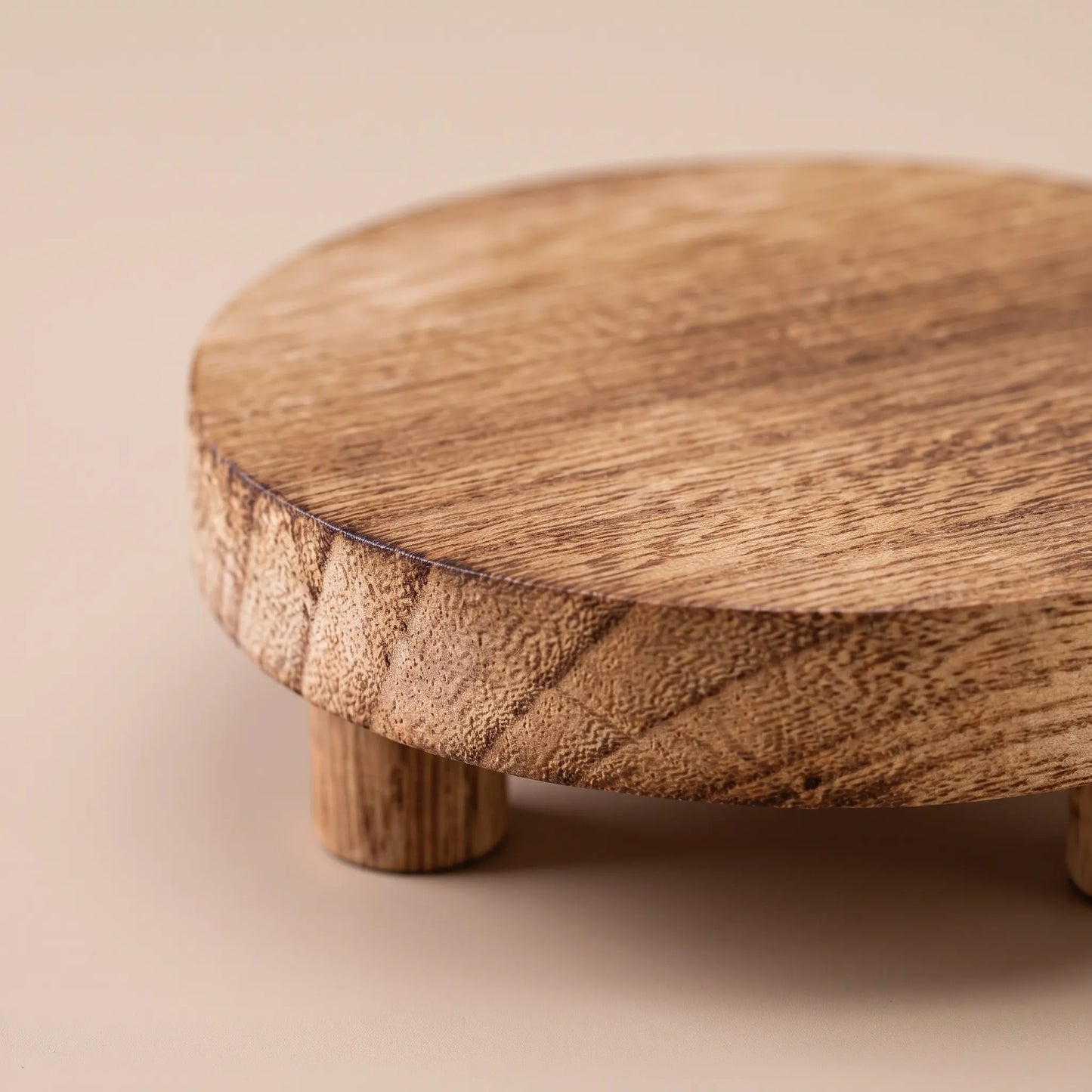 Elevora - Round Rustic Vanity Display Riser