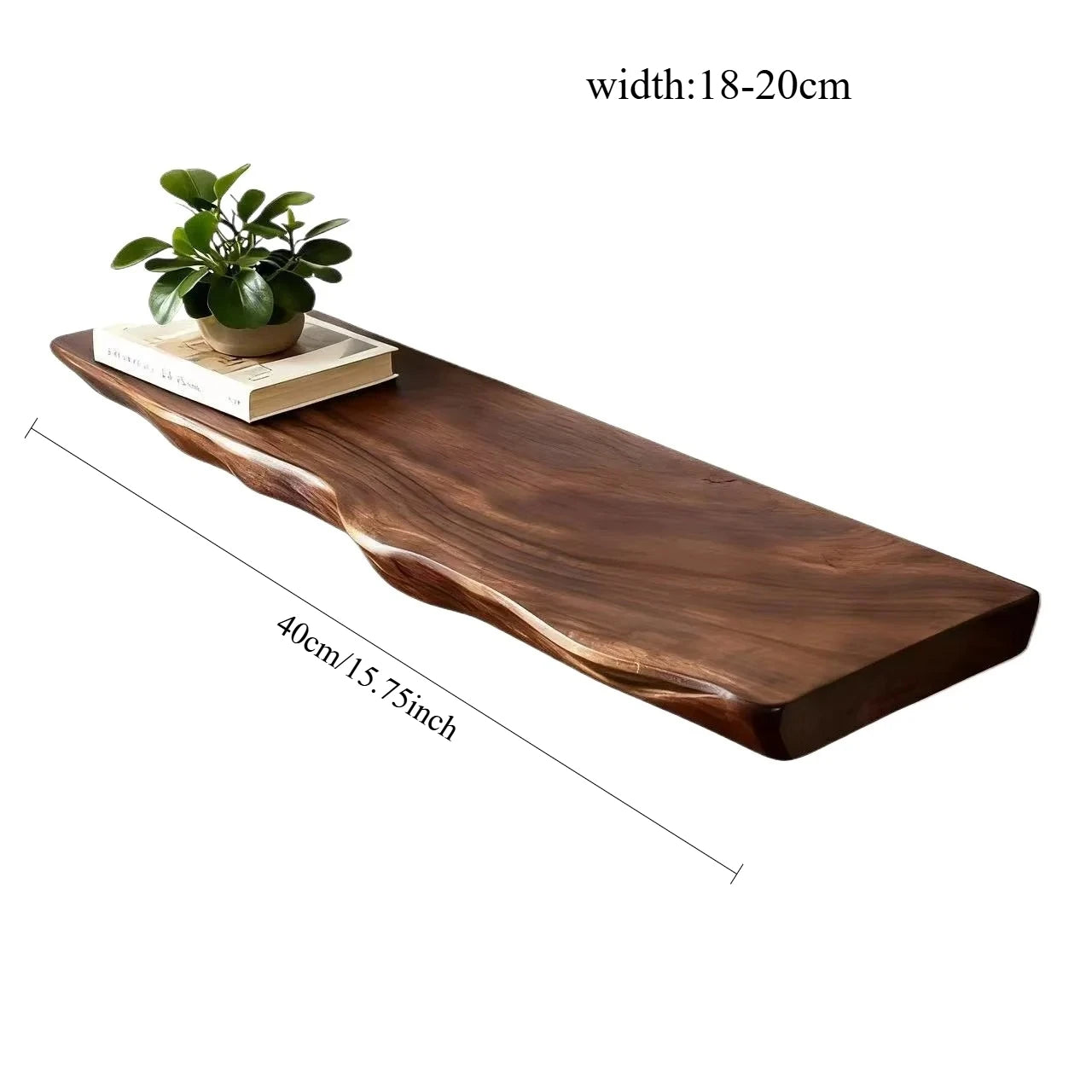 Floatix - Live Edge Floating Wall Display Shelves